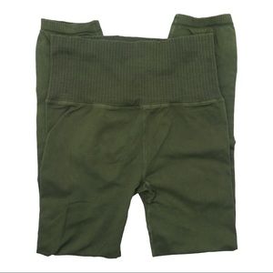 Secret Moss Free People 7/8 Good Karma Leggings